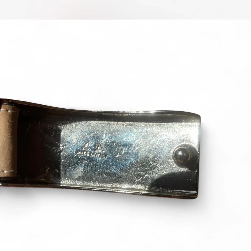 Made in Italy |L.D| Tan leather belt